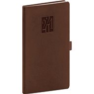 Pocket diary Vivella Classic 2021, brown - Planner