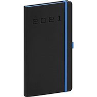 Pocket diary Nox 2021, black-blue - Planner