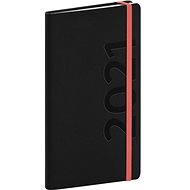 Pocket diary Avilla 2021, black-orange - Planner