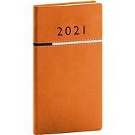 Pocket diary Tomy 2021, orange-black - Planner