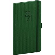 Pocket diary Diamante 2021, green - Planner