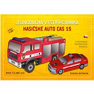 Easy fire engine papercraft: CAS 15 - Paper Crafts