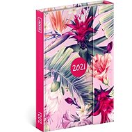 Weekly magnetic diary Tropical leaves 2021 - Planner