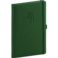 Weekly diary Diamante 2021, green, 15 × 21 cm - Planner