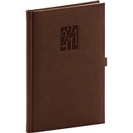 Weekly diary Vivella Classic 2021, brown, 15 × 21 cm - Planner