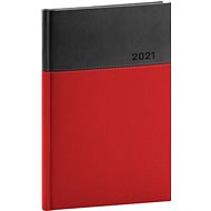 Weekly diary Dado 2021, red-black, 15 × 21 cm - Planner