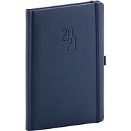Weekly diary Diamante 2021, blue, 15 × 21 cm - Planner