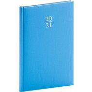 Weekly diary Capys 2021, light blue, 15 × 21 cm - Planner