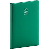 Weekly diary Capys 2021, green, 15 × 21 cm - Planner