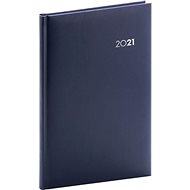 Weekly diary Balacron 2021, dark blue, 15 × 21 cm - Planner