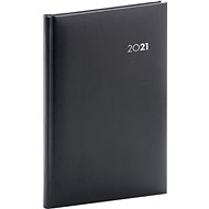 Weekly diary Balacron 2021, black, 15 × 21 cm - Planner