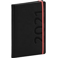 Weekly diary Avilla 2021, black-orange, 15x 21 cm - Planner