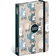 Cats weekly diary 2021, 11 x 16 cm - Planner
