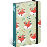 Fox Weekly Diary 2021, 11 x 16 cm - Planner