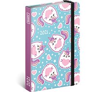 Unicorn Cat 2021 weekly diary, 11 x 16 cm - Planner
