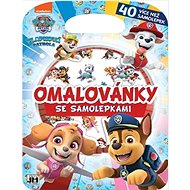 Omalovánky se samolepkami Tlapková patrola  - Omalovánky