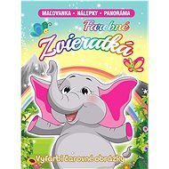 colourful animals: colouring page - stickers - panorama - Colouring Book