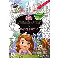 colouring page with stickers Sofia the First - Colouring Book