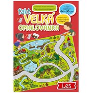 BALOUŠEK Printing Really big colouring book Forest - Colouring Book