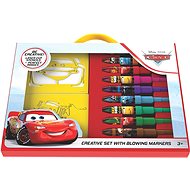 Creative set with blowing markers Cars - Felt Tip Pens