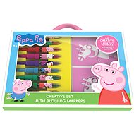 Kreativní set s foukacími fixy Peppa - Felt Tip Pens