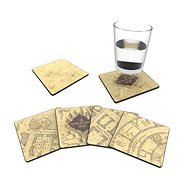 Marauders Map Coaster Set (4 pcs) - Collector's Set