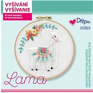 Llama creative set: Embroidery/Embroidery - Creative Kit