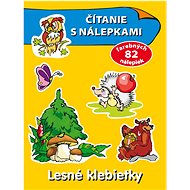 Čítanie s nálepkami Lesné klebietky: 82 farebných nálepiek - 