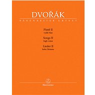 Písně II: vyšší hlas - Antonín Dvořák