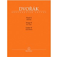 Písně II: nižší hlas - Antonín Dvořák