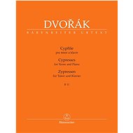 Cypřiše pro tenor a klavír - Antonín Dvořák