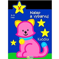 Nalep a vybarvuj Kočička: 2 - 3 roky - 