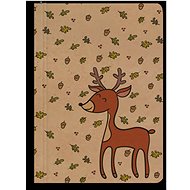 BALOUŠEK Printing Notes Kraft blank Srnec A6 - Journal
