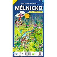 Ručně malovaná cyklomapa Mělnicko - 