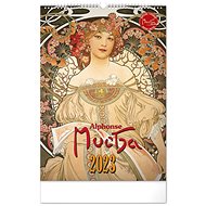 Alfons Mucha 2023 - nástěnný kalendář - Nástěnný kalendář