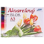 A3 watercolour pad, clear, 20 sheets - Colouring Book