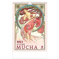 Alfons Mucha 2023 - nástěnný kalendář - Nástěnný kalendář