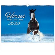 Horses/Pferde/Koně/Kone 2023 - nástěnný kalendář - Nástěnný kalendář