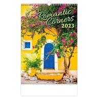 Romantic Corners 2023 - nástěnný kalendář - Nástěnný kalendář
