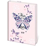 Diář 2023 A5 LYRA denní Butterfly - Diář