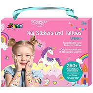 Unicorn nail stickers and tattoos - Kids Stickers