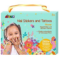 Nail stickers and tattoos Flowers - Kids Stickers