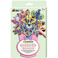 Scratch-off pictures - bouquets (butterflies) - Scratch Pictures
