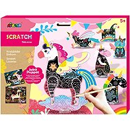 Movable scratching pictures Unicorns - Scratch Pictures