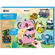 Movable scratching pictures Forest animals - Scratch Pictures