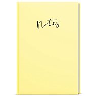 BALOUŠEK Printing Notes Pastel A5 lined, yellow - Journal