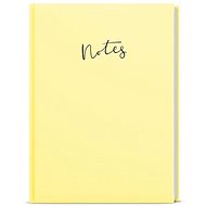 Lined notebook Pastel yellow - Journal