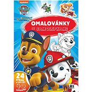 colouring with stickers Tlapková patrola - Colouring Book