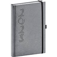 Denní diář Memory 2023 stříbrný - Diář