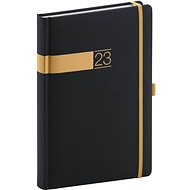 Denní diář Twill 2023 černozlatý - Diář